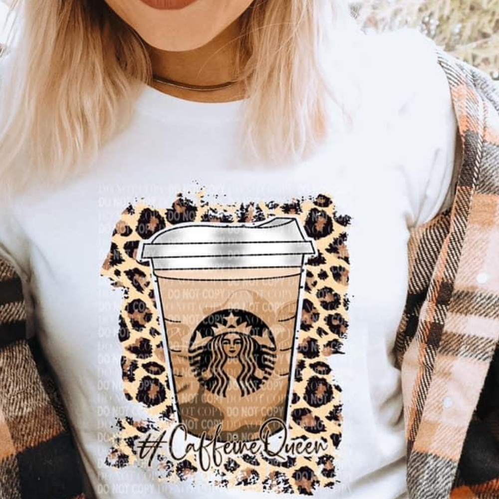 Cheetah Starbucks Shirt
